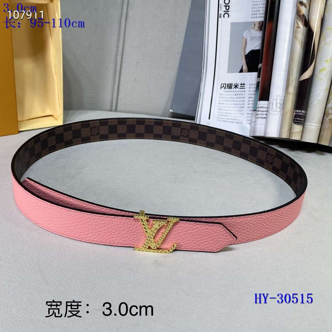 LV Belts 3.0 cm Width 160